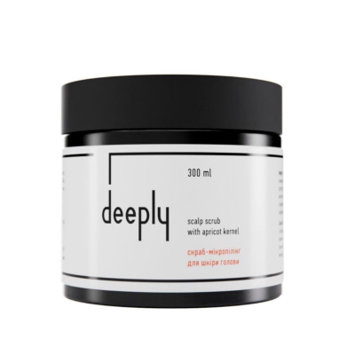 Скраб для шкіри голови deeply scalp scrub with apricot kernel