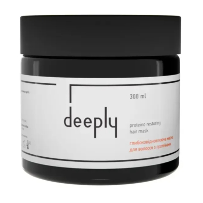 Глибоковідновлююча маска для волосся з протеїнами deeply protein restoring hair mask