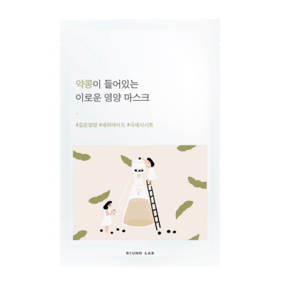 Поживна тканинна маска з екстрактом чорних соєвих бобів ROUND LAB Soybean Nourishing Mask Sheet 27 ml