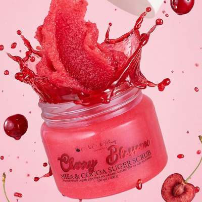 Скраб для тіла цукровий NaNiBeauty Cherry Blossom