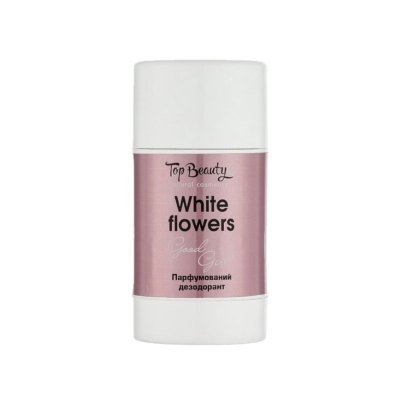  Дезодорант  парфумований з пробіотиком Top Beauty  White flowers 50 мл