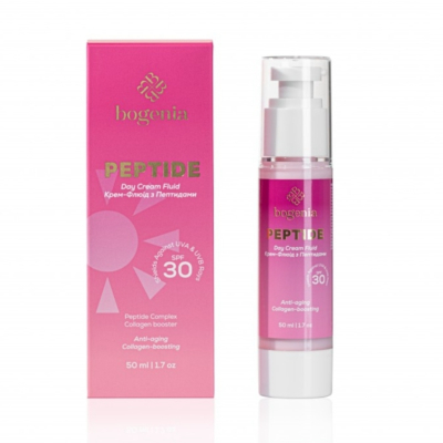 Крем-флюїд з пептидами Bogenia Peptide Day Cream Fluid SPF 30