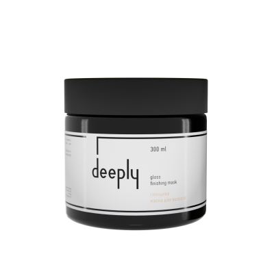 Глянцева маска для волосся deeply gloss finishing mask
