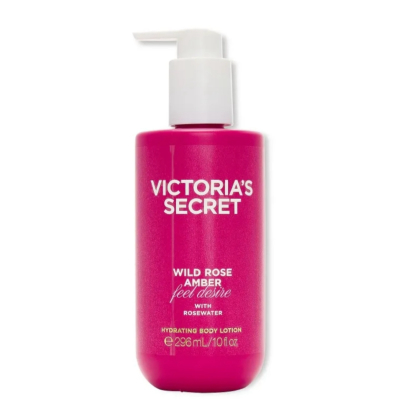 Парфумований Лосьйон Victoria's Secret Body Wild Rose Amber Hydrating Body Lotion