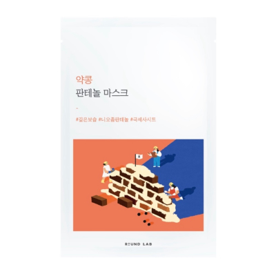 Тканинна маска з екстрактом соєвих бобів та пантенолом ROUND LAB Soybean Panthenol Mask Sheet 25 ml