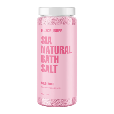 Парфумована сіль для ванни Sia Natural Bath Salt Wild Rose Mr.SCRUBBER
