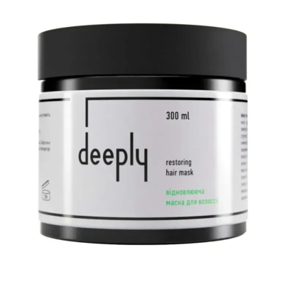 Відновлююча маска для волосся deeply restoring hair mask