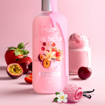 Гель для душу Pink nectar NaNiBeauty