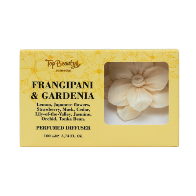 Аромадиффузор для дому з квіточкою Top Beauty «Frangipani&Gardenia»
