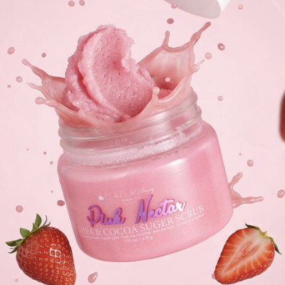 Скраб для тіла цукровий Pink nectar NaniBeauty 