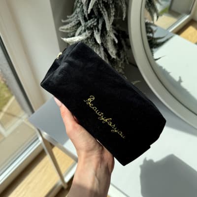 Косметичка прямокутна «Чорна»