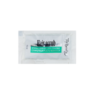 Пробник скрабу для шкіри голови з ментолом та м‘ятою Top Beauty 8 ml 