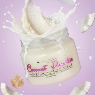 Скраб для тіла цукровий NaNiBeauty Coconut Paradise