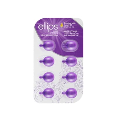 Блістер капсул для волосся Ellips 8 шт ( фіолетові 