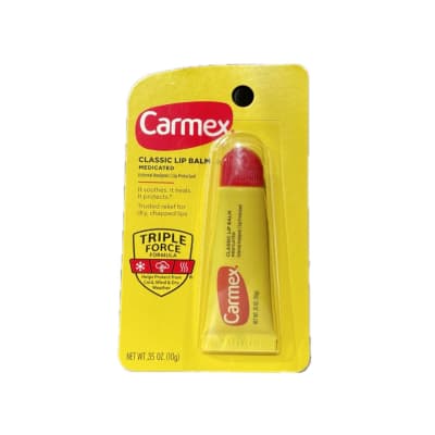 Бальзам для губ Carmex без аромату у тюбику 