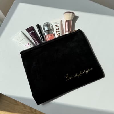 Косметичка плоска «Чорна» 