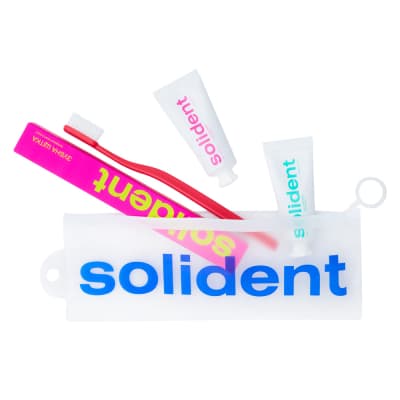 Набір для подорожей Solident travel kit Mint / Peach