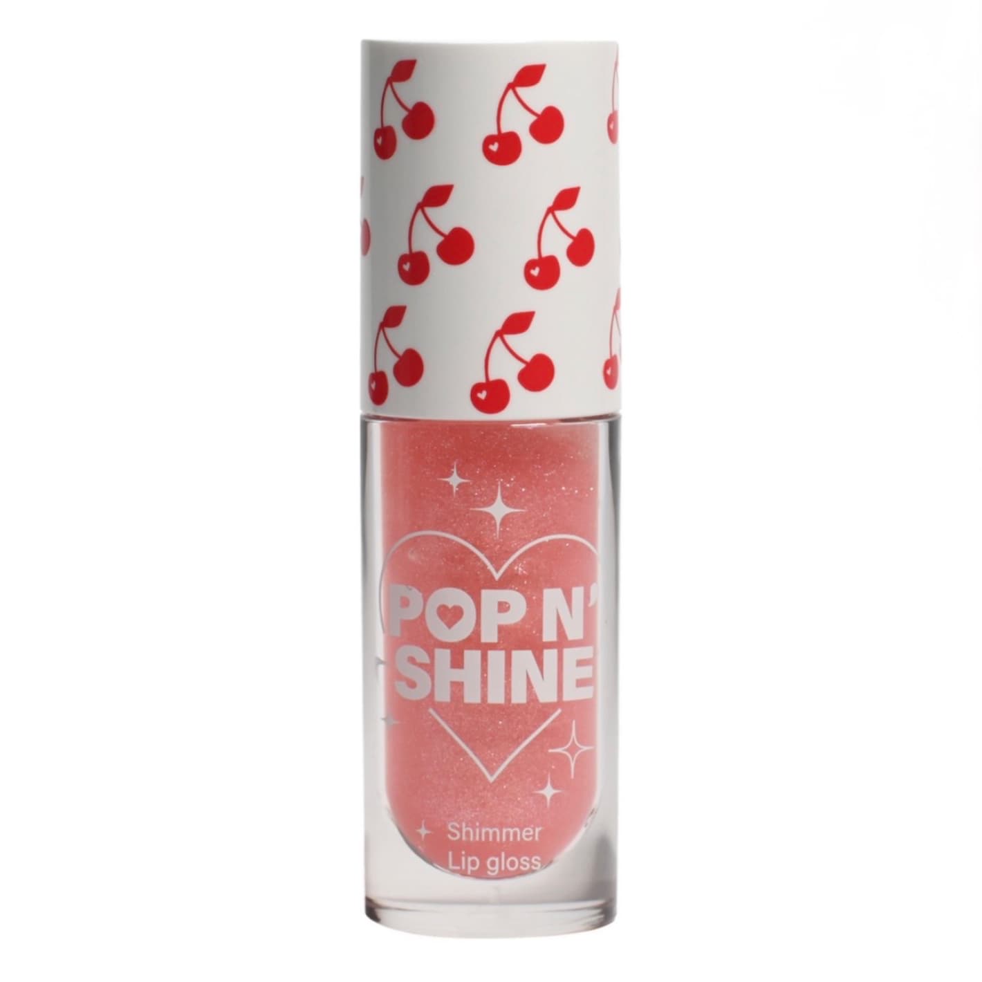 Ультрасяючий блиск для губ з шиммером Pop Gossip Pop n’ Shine Lip Shimmery Gloss - №05 (Coral Fizz) — фото 1