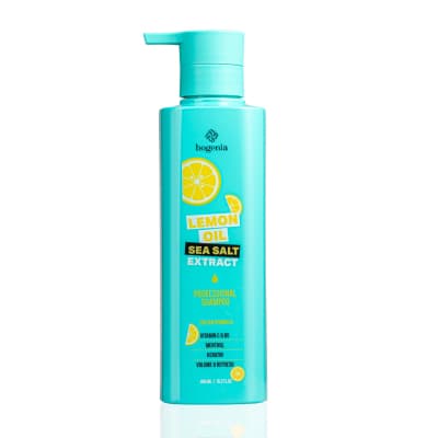 Шампунь з олією лимона та екстрактом морської солі Bogenia Lemon Oil Sea Salt Extract Shampoo