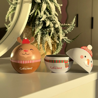 Новорічна свічка кругла « Оленятко »